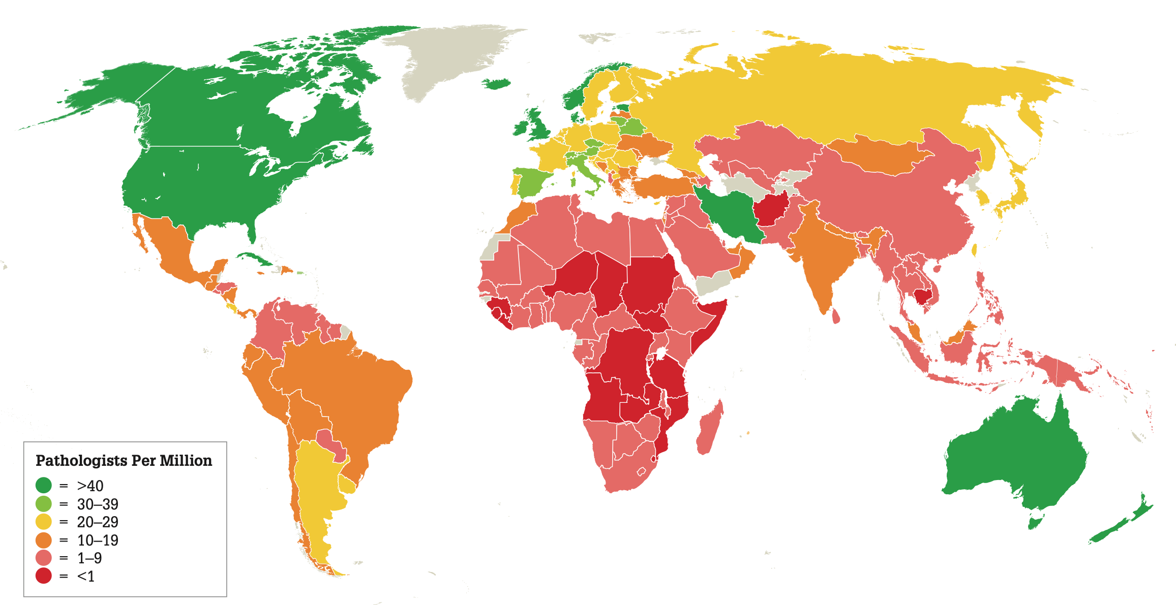 World pathology heatmap